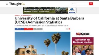 
                            9. UCSB Admissions: SAT Scores, Acceptance Rate, and More