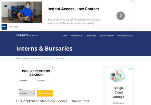 
                            8. UCT Application Status 2019 – How to Track – StudentRoom.co.za