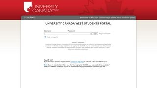 
                            8. UCW Student Login Portal - University Canada West