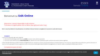 
                            1. UdaOnLine.unich.it - Cineca