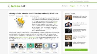 
                            10. Udemy-Aktion: Mehr als 55.000 Online-Kurse für je 10,99 Euro ...