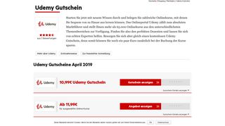 
                            9. Udemy Gutschein Februar 2019 | 92% + 90% Rabatt nutzen - Stern