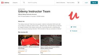 
                            4. Udemy Instructor Team | Official Udemy Instructor Account | Udemy