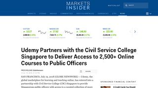 
                            11. Udemy Partners with the Civil Service College Singapore to Deliver ...