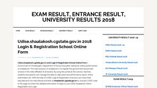 
                            6. Udise.shaalakosh.cgstate.gov.in 2018 Login & Registration School ...