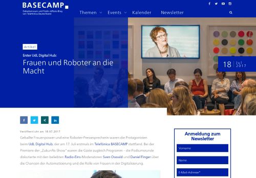 
                            12. UdL Digital Hub: Frauen & Roboter an die Macht | UdLDigital