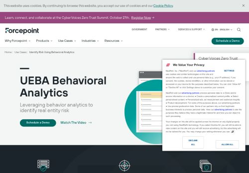 
                            4. UEBA - Behavioral Analytics | Forcepoint