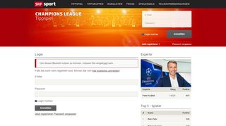 
                            2. UEFA Champions League Tippspiel | Login