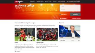 
                            2. UEFA Champions League Tippspiel | Mitmachen und mitfiebern - SRF