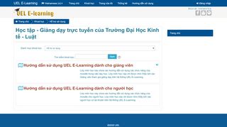 
                            4. UEL-Elearning: Hỗ trợ sử dụng