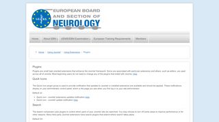 
                            11. UEMS Section of Neurology - Plugins