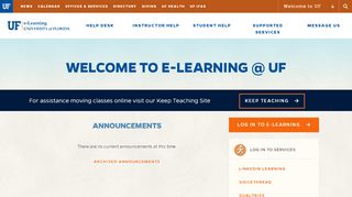 
                            2. UF eLearning - University of Florida