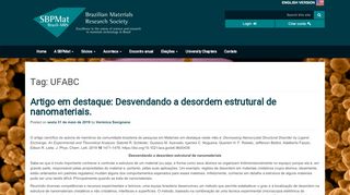 
                            12. UFABC – SBPMat – Sociedade Brasileira de Pesquisa em Materiais