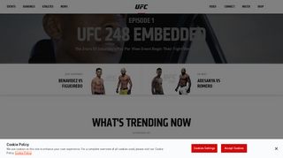 
                            6. UFC: Homepage