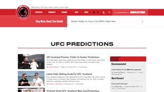 
                            10. UFC Predictions - MMAmania.com