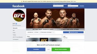 
                            4. UFC - Startseite | Facebook