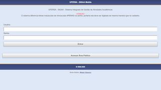 
                            1. UFERSA - SIGAA Mobile - sigaa - Ufersa