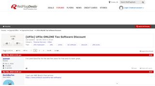 
                            9. [UFile] UFile ONLINE Tax Software Discount - Page 2 - RedFlagDeals ...