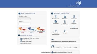 
                            1. UFJF/SIGA - Sistema Integrado de Gestão Acadêmica