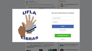 
                            9. UFLA Libras - Inscrições pelo SIG - UFLA , mais... | Facebook
