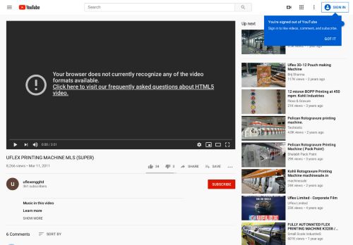 
                            7. UFLEX PRINTING MACHINE MLS (SUPER) - YouTube