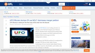 
                            10. UFO Moviez slumps 5% as NCLT dismisses merger petition