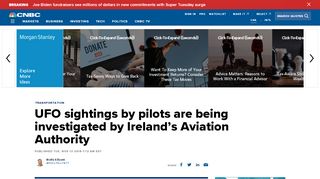 
                            11. UFO sightings by pilots are being investigated by Ireland's Aviation ...