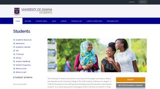 
                            2. UG | Students - University of Ghana