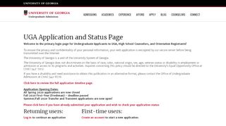 
                            5. UGA myStatus Login