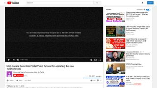 
                            5. UGC-Canara Bank Web Portal Video Tutorial for operating the new ...