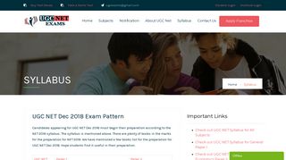 
                            12. UGC Net Online Exam | Syllabus