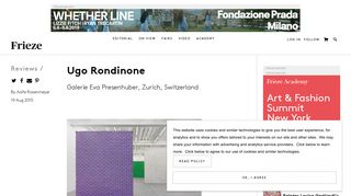 
                            6. Ugo Rondinone | Frieze