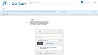 
                            5. UGShare Login