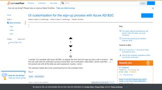 
                            12. UI customization for the sign-up process with Azure AD B2C - Stack ...