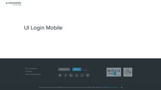 
                            8. UI Login Mobile | Sociomantic Labs