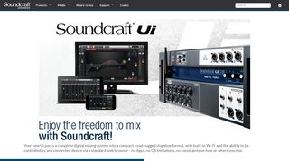 
                            1. Ui Series - Soundcraft - Professional Audio Mixers