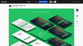 
                            9. UI | UX Design - Login Screens on Behance