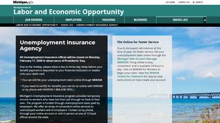 
                            1. UIA - Unemployment Insurance Agency - State of Michigan