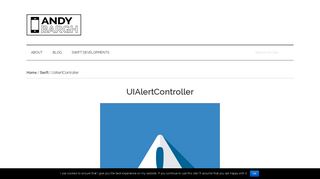 
                            9. UIAlertController - Andy Bargh