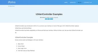 
                            2. UIAlertController Examples — iReka Soft