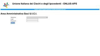
                            6. UIC - Login Area Soci - Unione Italiana Ciechi