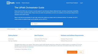 
                            8. UiPath Orchestrator Guide