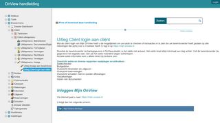 
                            4. Uitleg Cliënt login aan cliënt - handleiding - OnView