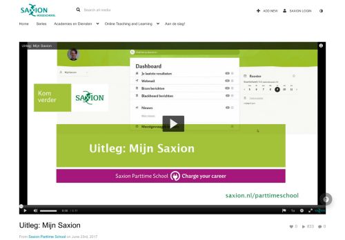 
                            10. Uitleg: Mijn Saxion - Saxion