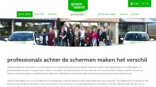 
                            4. Uitzendbureau met professionals - Green Talent