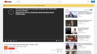 
                            7. UJ VC Prof Tshilidzi Marwala Message - 02 Nov. 2018 - YouTube