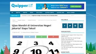 
                            11. Ujian Mandiri di Universitas Negeri Jakarta? Siapa Takut! | Quipper Blog