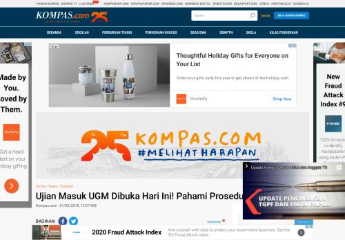 
                            8. Ujian Masuk UGM Dibuka Hari Ini! Pahami Prosedur dan Syaratnya ...