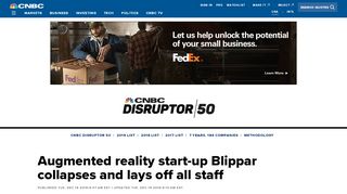 
                            10. UK AR startup Blippar collapses into administration, lays off staff