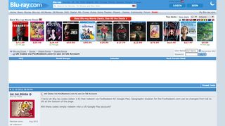 
                            8. UK Codes via FoxRedeem.com to use on US Account - Blu-ray Forum